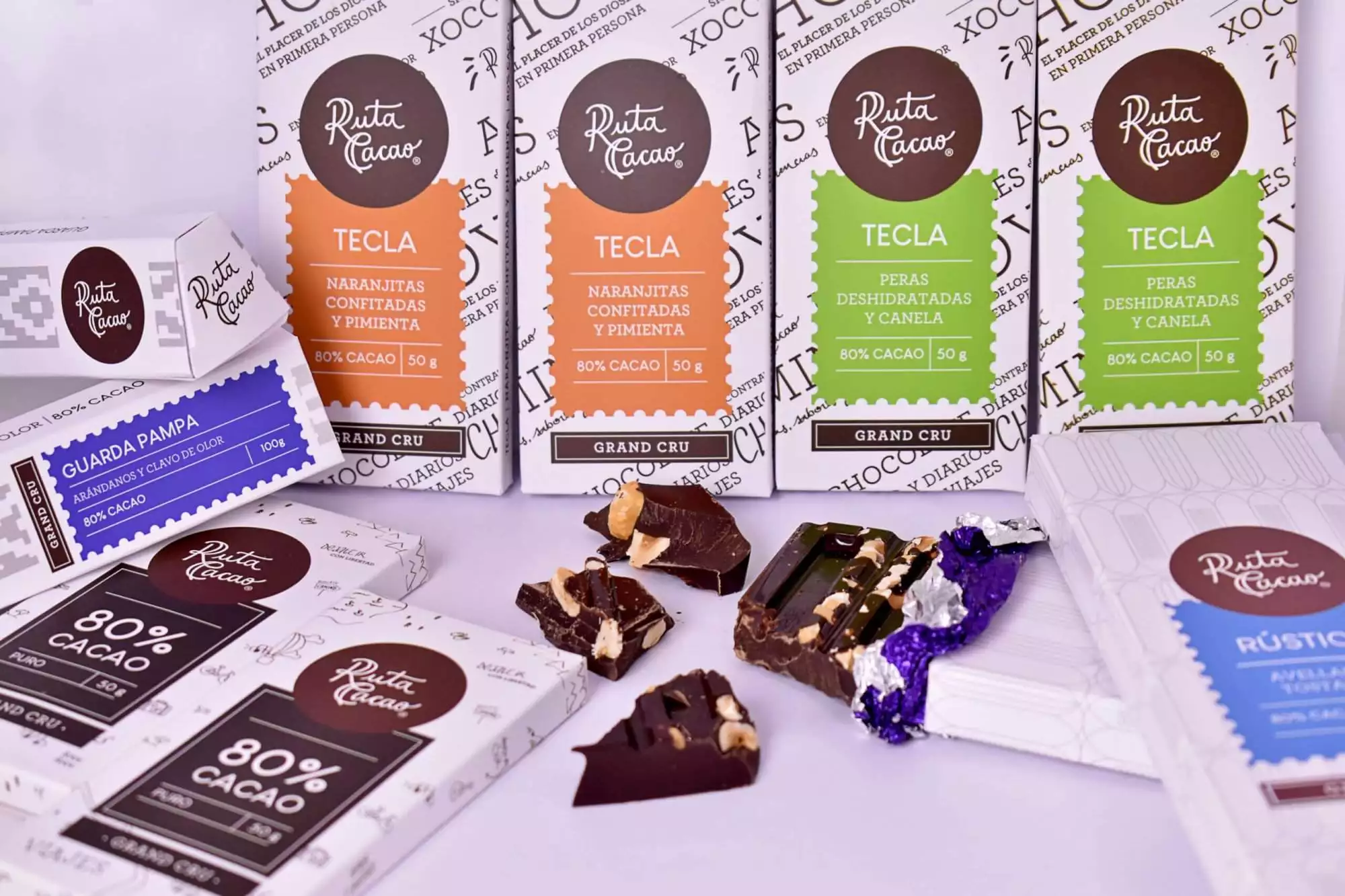 Caja 80% cacao grand cru